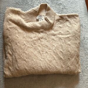 Cable Knit Mockneck Sweater